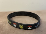 OPASKA BRANSOLETKA SILIKONOWA POKEMON GO CZARNA