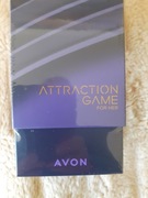PERFUMY DAMSKIE AVON +BALSAM DO CIAŁA  - ATTRACTION GAME 