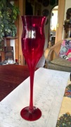 Wspaniały rubinowy kielich Horbowy 26 cm (867)