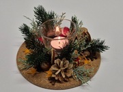 Stroik bożonarodzeniowy, dekoracja świąteczna, dekoracja na stół