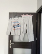 Piżama chłopięca szara nowa rozmiar 140