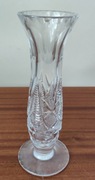 Kryształowy wazonik PRL 20cm