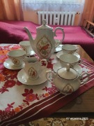 Zestaw kawowy Ćmielów z PRL