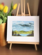 24x30 Spokój Farby akrylowe Tablica malarska 