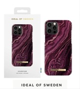 Etui iPhone 12 Pro Max IDEAL OF SWEDEN, Golden Plum, stylowe, magnet