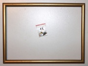 ramka do obrazu nr 12 stara, złocona, zdobiona ok. 25 x 33,5 cm