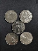 Ukraina zestaw 5 monet 