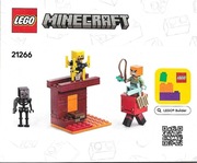Lego Minecraft 21266 The Nether Lava Battle Instrukcja