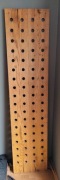Drewniany stojak wieszak na wino 72 szt., drewno
