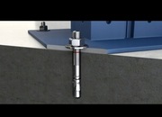 Kotwa Stalową ekspresowa  pierścieniowa wbijana kółek do betonu 