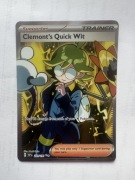 POKEMON KARTA CLEMONT'S QUICK WIT SURGING SPARK 229/191
