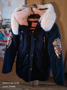 Płaszcz dla dziewczynki 158