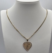 Naszyjnik serce ruchome.