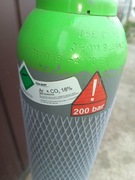 Butla do migomatu 10l MIX pełna 