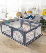 Kojec dla dziecka  150 x 180 szary 