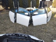 Drzwi Toyota Prius IV lewy tył biała perła 2015 wzwyż 