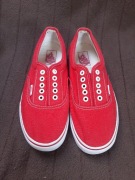 Czerwone trampki Vans 