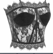 Koronkowy top, gorset