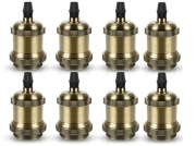 Oprawa oświetleniowa LEDLUX zwieszana czarna E27 okrągła