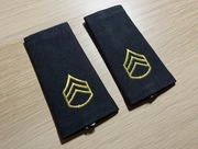 US Army - Shoulder Marks, Enlisted - Staff Sergeant E-6 (SSG) - male - para
