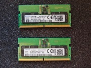 Pamięć RAM Samsung 16gb (2x8GB) 1Rx16 PC5-5600B-SC0-1010-XT DDR5 SODIMM