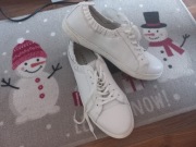 Lasocki skóra biale mokasyny sneakersy snakersy wiązane trampki botki sport