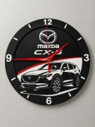 Zegar ścienny inspirowany marką Mazda CX-5 druk 3d. Średnica 245 mm