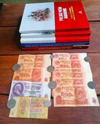 zestaw klaserów do monet okolicznościowych banknoty monety