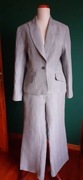 Lniany garnitur kostium M L