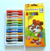 Pastele olejne kredki pastelowe 1opak-12 szt nowe WYPRZEDAŻ