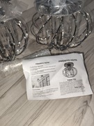 Frideco Home lampa sufitowa żyrandol kryształowy 2szt