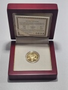 Złota moneta kolekcjonerska 100 złotych zł EURO 2012