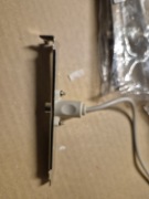 Gniazdo PS/2 PS2 (mini DIN 6-pin) na śledziu, retro PC