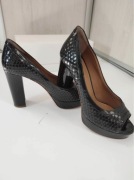 Czółenka damskie Studio Pollini skóra naturalna, wężowa faktura, rozmiar 36