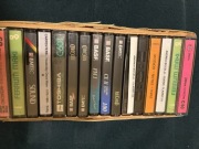 17 sztuk używanych kaset magnetofonowych