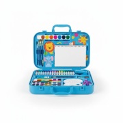 Zestaw do Malowania dla Dzieci w Walizce - Kredki Flamastry Farby Akcesoria