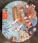 Puzzle Janod statek piracki 36 el. 
