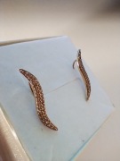 Złote kolczyki Verona  1.08 g 333 próba 