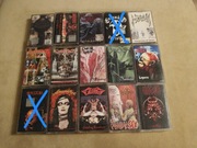 Kasety thrash death black metal Deicide Gorefest Cannibal Corpse Sarcofago 