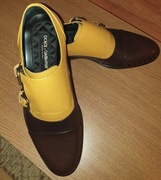 Dolce & Gabbana męskie Monk Strap, Skóra naturalna R. 41 (7) Nowe