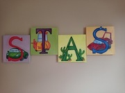 Obraz imię dziecka do pokoju 