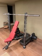 Ławka olimpijska MP-L213 marbo sztanga obciążenie