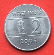 2 Rupie  2006  B   r  -   Indie   Krzyż