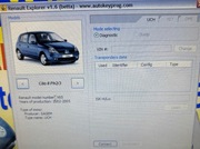 Programator kluczy kart renault explorer