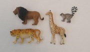 Komplet 4 figurek dzikich zwierząt