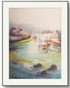 Akwarela oprawiona nowa 