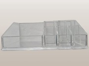 STOJAK NA KOSMETYKI - ORGANIZER - POJEMNIK NA BIŻUTERIĘ - AKRYLOWY