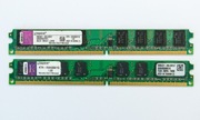 Pamieć RAM Kingston KTH-XW4300/1G DDR2 667 5300 2 x 1GB = 2GB niski profil