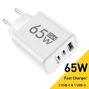 Kostaka 65W 1 usb, 2 usb-c