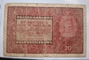 20 marek polskich 1919 dwadzieścia marek polskich 